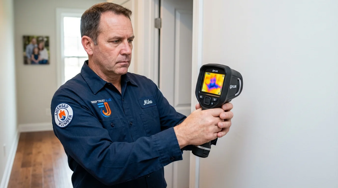 Thermal imaging leak detection by Johns Plumbing LLC in Redondo Beach